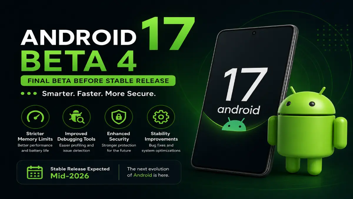 Android 17 Beta 4 features and release date
