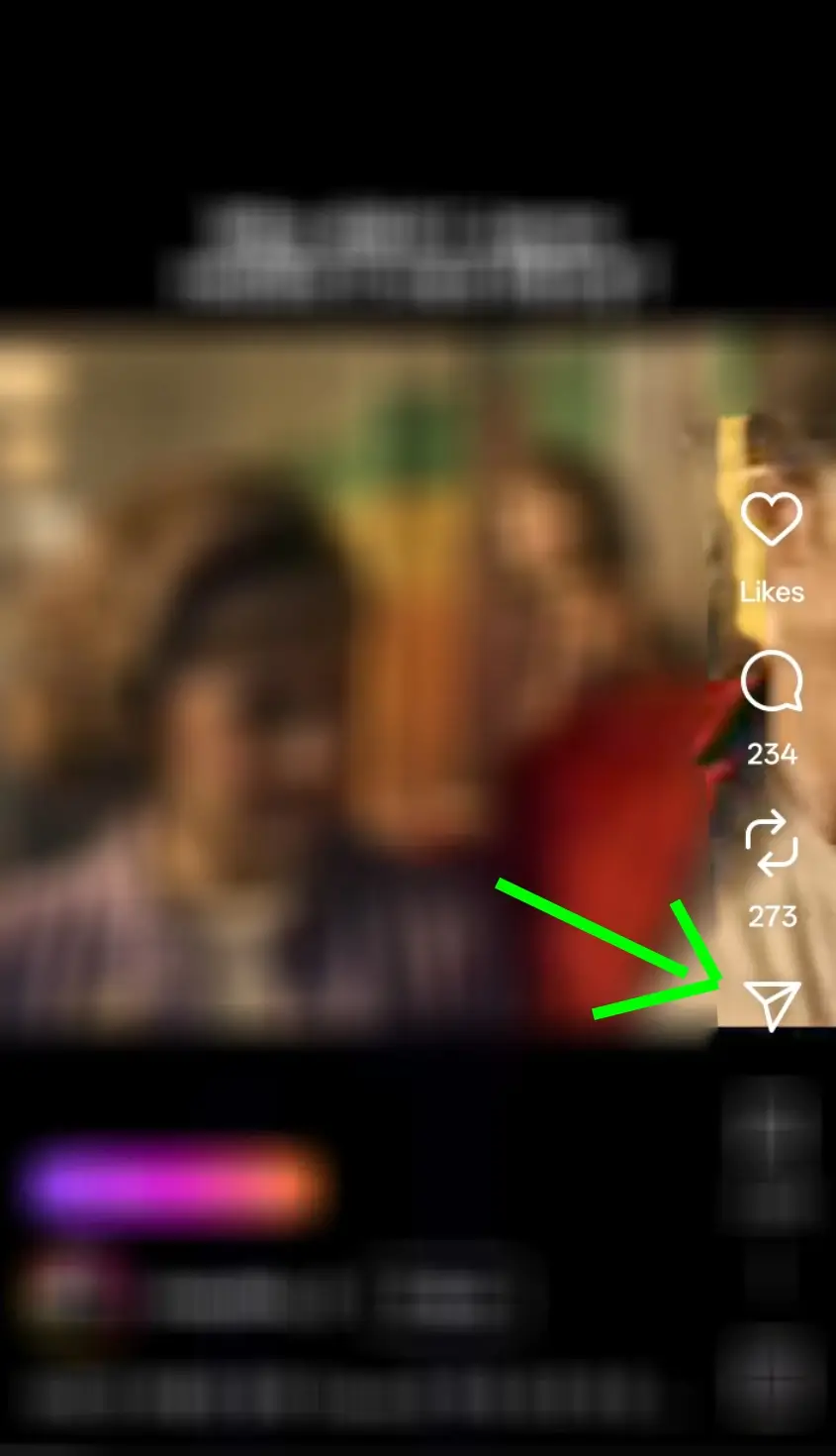 Copy link option in Instagram app for video, reel, or story